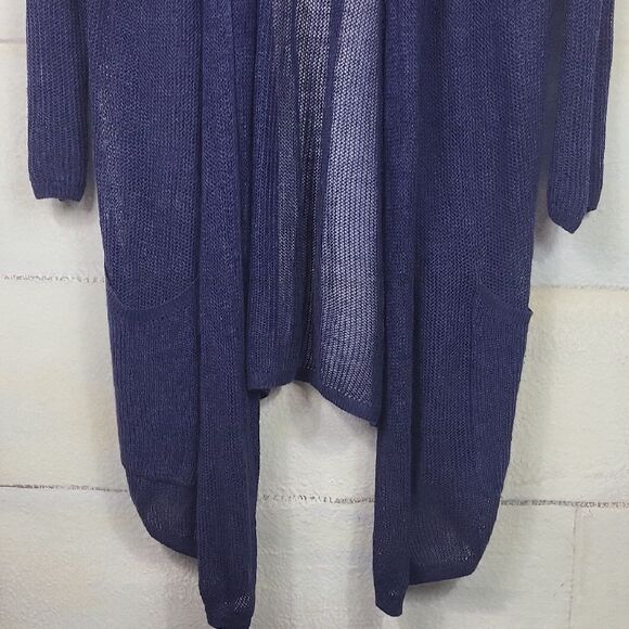 Polo by Ralph Lauren Women's Blue Cardigan. Size M - Picture 3 of 9